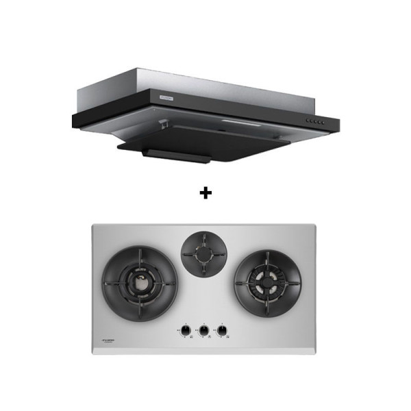 FUJIOH GAS RANGE PACKAGE FHGS7030+FRFS2290(XBKS/XWS/SMR