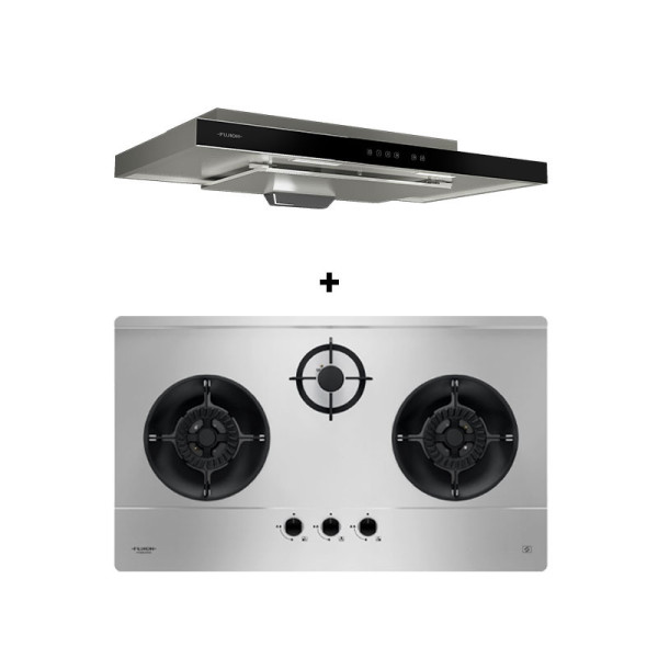 FUJIOH GAS RANGE PACKAGE FH-GS6530SV+FR-MS1990R
