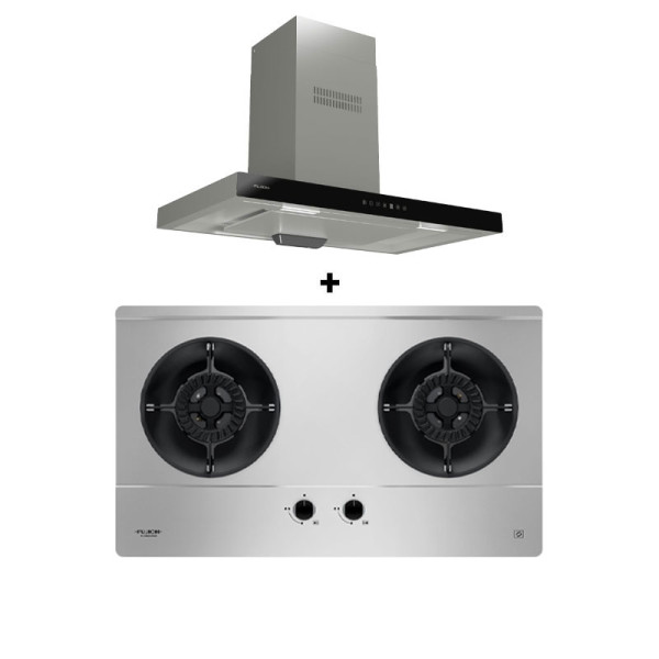 FUJIOH GAS RANGE PACKAGE FH-GS6520SV+FR-MT1990R
