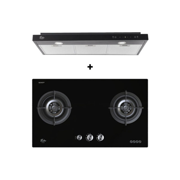 TURBO GAS RANGE PACKAGE T762GV-BK+TSL902TBK-3