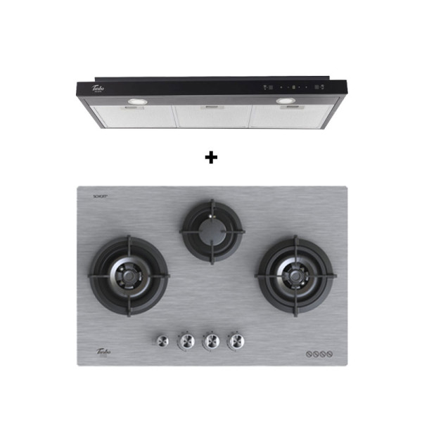 TURBO GAS RANGE PACKAGE T773GV-MS+TSL902TBK-3
