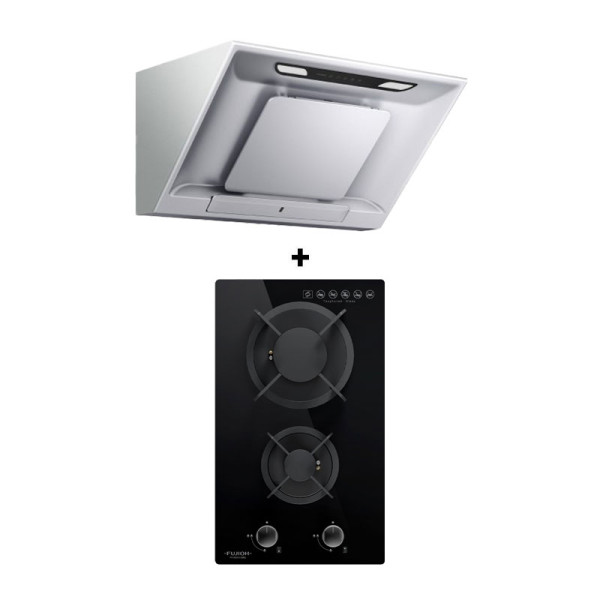 FUJIOH GAS RANGE PACKAGE FH-GS2525SV+FR-SC2090R/V