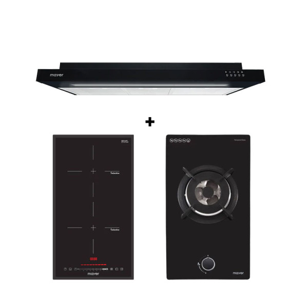 MAYER GAS RANGE PACKAGE MMGH310+MMIH30CS+MMSI900LED