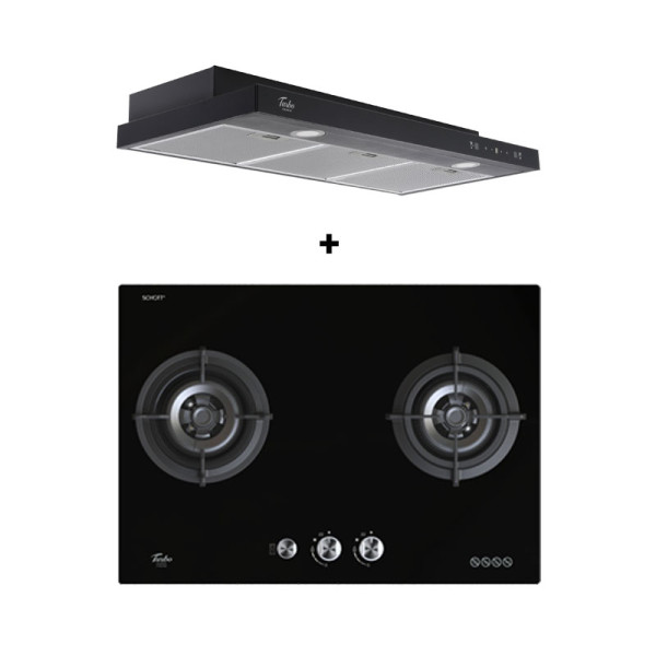 TURBO GAS RANGE PACKAGE T702GV-BK+TSL902TBK-2