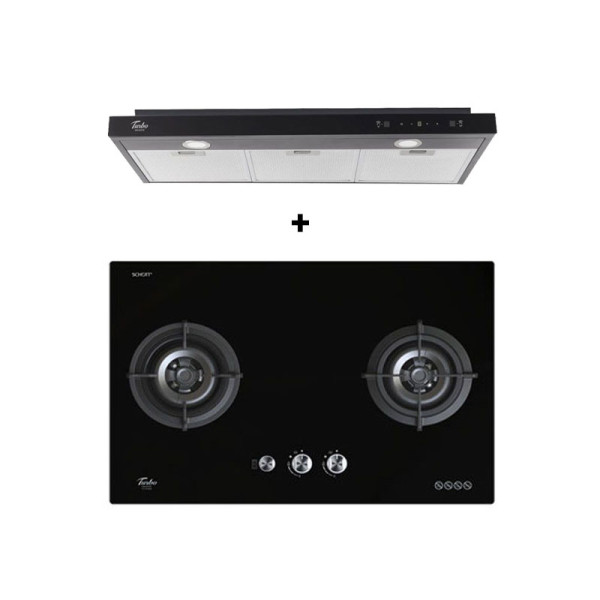 TURBO GAS RANGE PACKAGE T772GV-BK+TSL902TBK-3