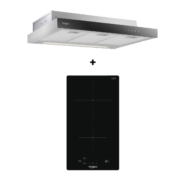 WHIRLPOOL GAS RANGE PACKAGE WSQ0530NEP+WCO9FTS