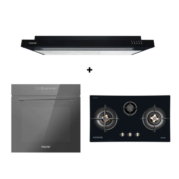 MAYER GAS RANGE PACKAGE MMIH603FZ+MMSI900LEDHS+MMDO15P
