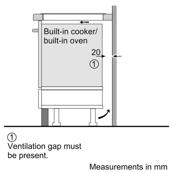 BOSCH BUILT-IN HOB-30CM INDUCTION PXX375FB1E