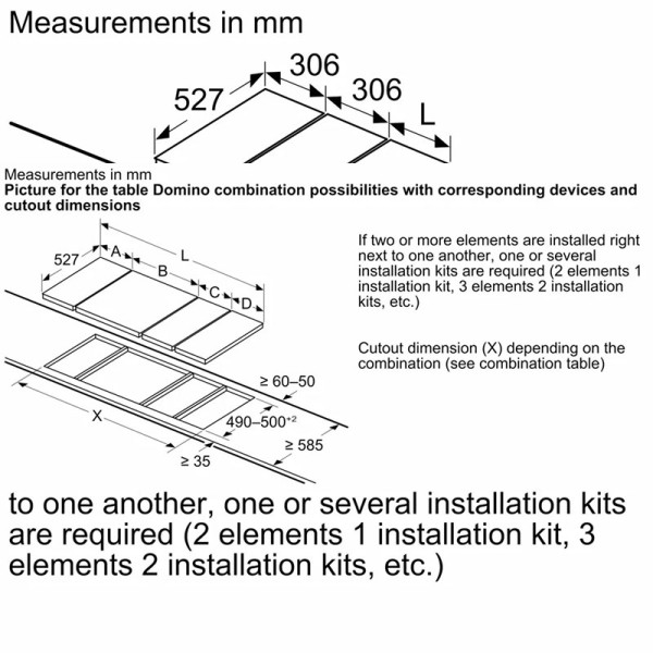 BOSCH BUILT-IN HOB-30CM INDUCTION PXX375FB1E