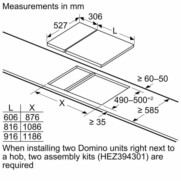 BOSCH BUILT-IN HOB-30CM INDUCTION PXX375FB1E