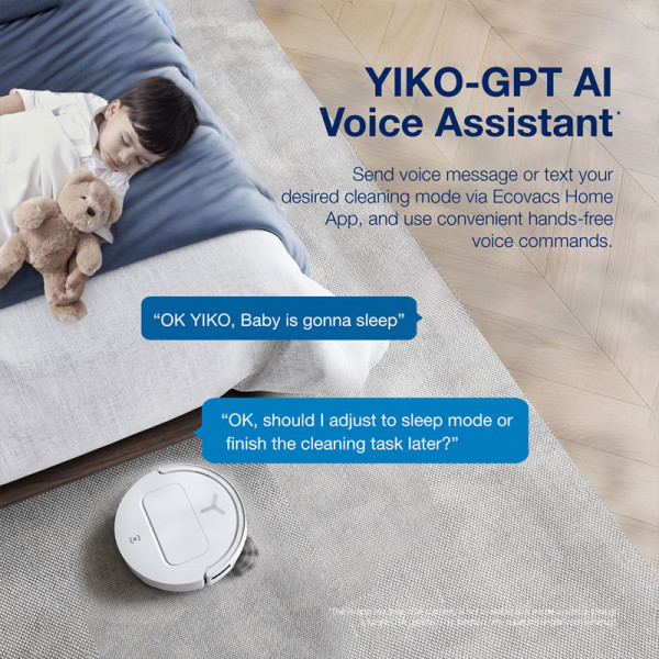 ECOVACS ROBOTIC VACUUM DEEBOT T50 PRO OMNI-WHITE