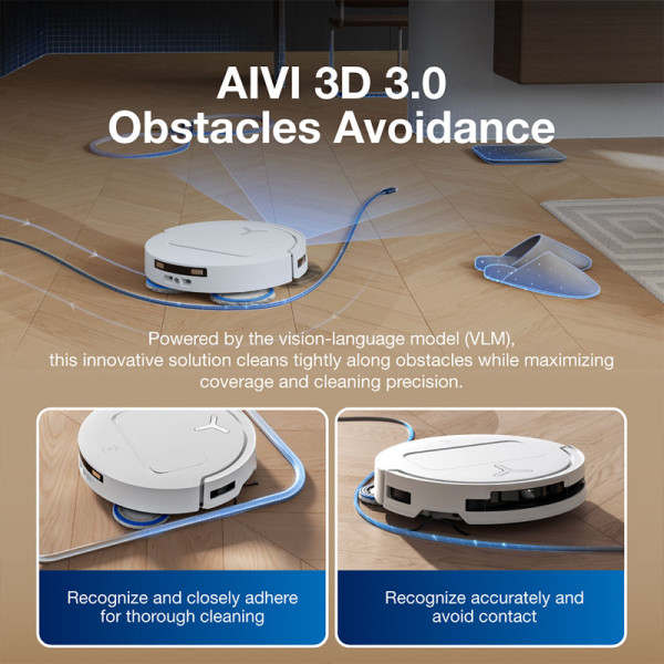 ECOVACS ROBOTIC VACUUM DEEBOT T50 PRO OMNI-WHITE