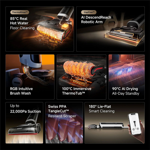 DREAME RECHARGEABLE VAC -WET & DRY H15 PRO HEAT