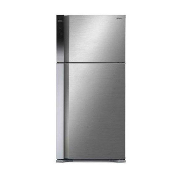 HITACHI 2 DOOR FRIDGE RV690P7MS-BSL BRILLIANT SILVER