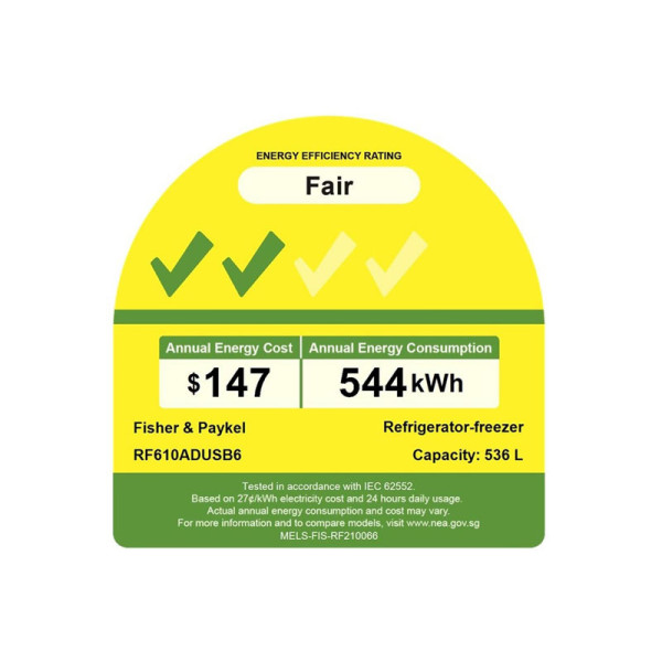 FISHER & PAYKEL FRENCH DOOR RF610ADUSB6