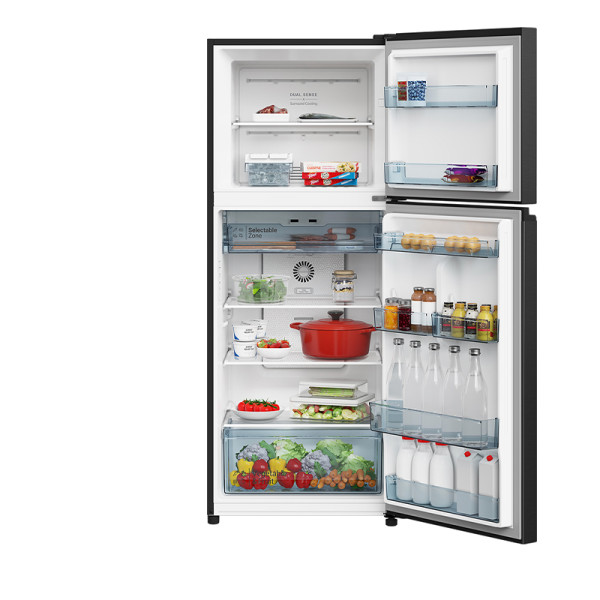 HITACHI 2 DOOR FRIDGE HRTN6408SBBKSG