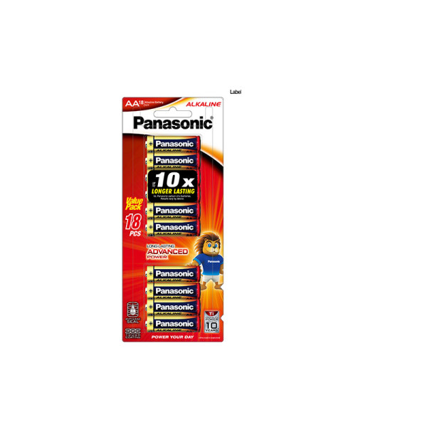 PANASONIC BATTERY LR6T/18B(LR6T/18B6F)
