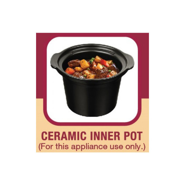 TAKAHI CERAMIC SLOW COOKER 3521CR-TR