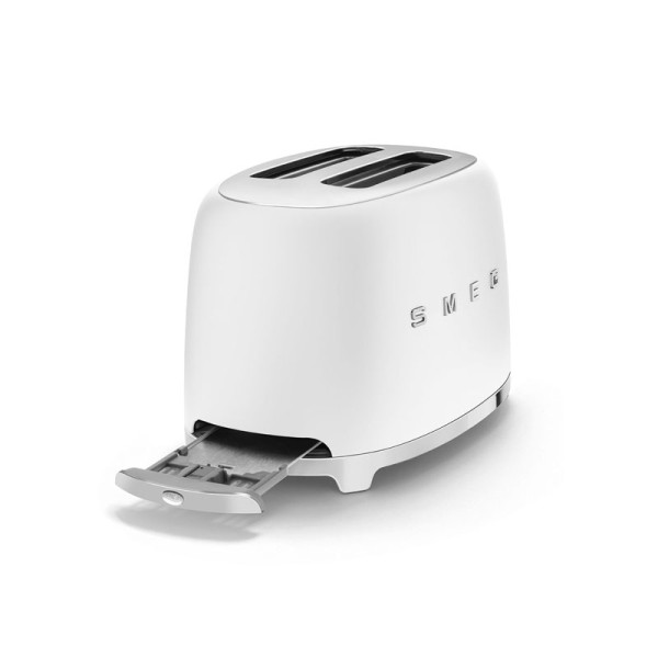 SMEG POP-UP TOASTER TSF01WHMUK-MATTE WHITE