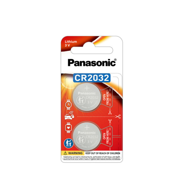 PANASONIC BATTERY CR-2032PT/2B