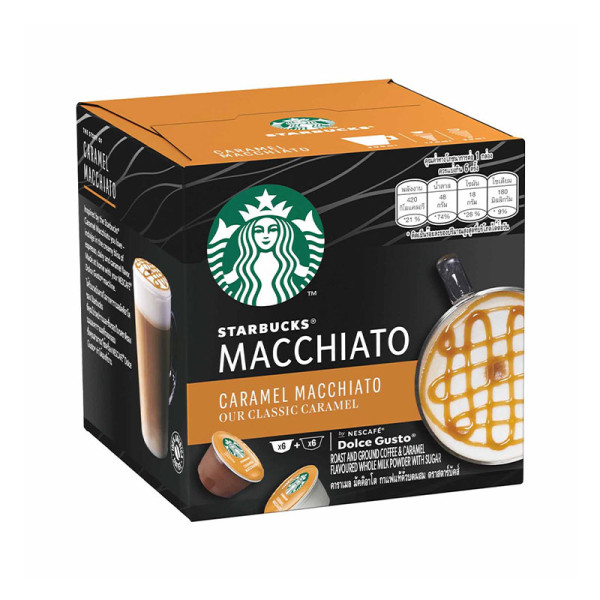 NESCAFE COFFEE MAKER DG CAP CARAMEL MACCH STARB