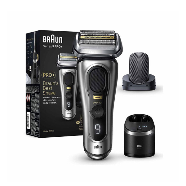 BRAUN SHAVER 9597cc SILVER