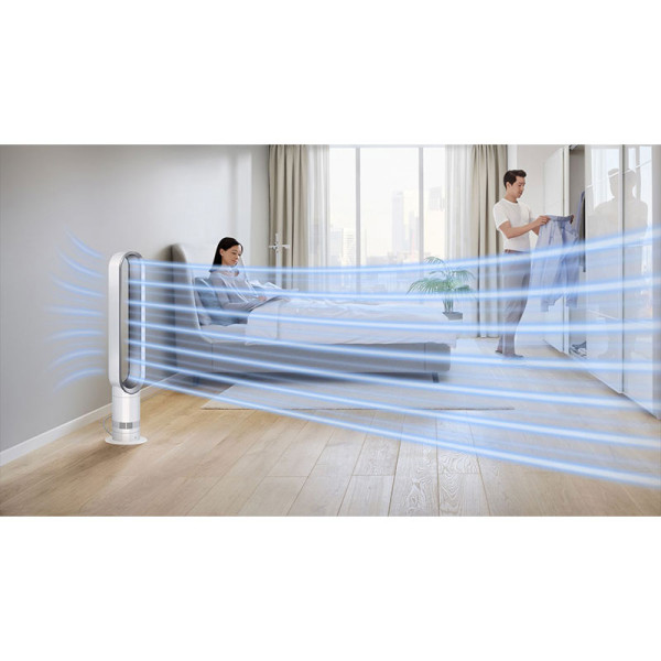 DYSON AIR COOL TOWER FAN AM07 WHITE/SILVER