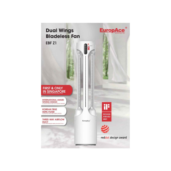 EUROPACE AIR CLEANER + FAN EBFZ1-WHITE