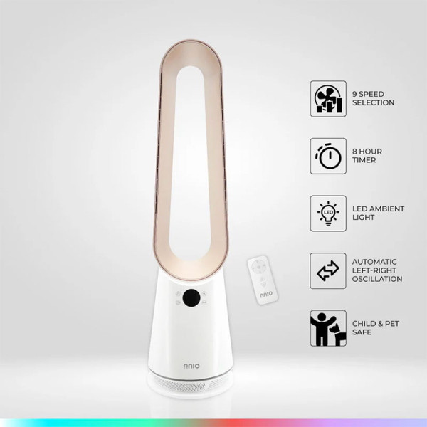 NNIO DC MOODLIGHT BLADELESS FAN OURA
