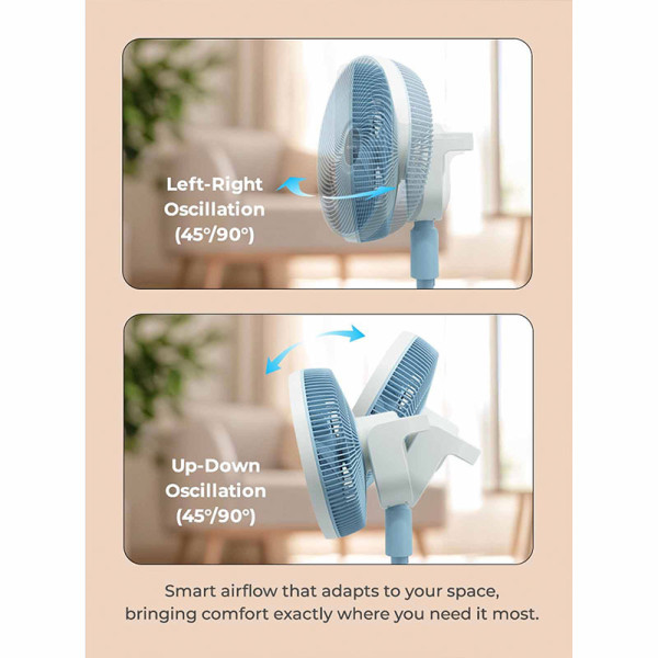 MISTRAL DC VELOCITY FAN -R/C MHV9812DRW-PEACH CREME