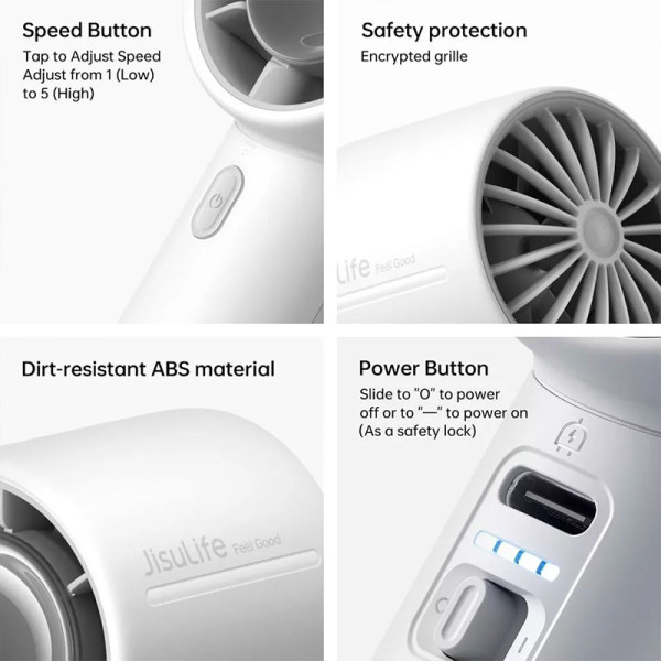 JISULIFE USB FAN LIFE10-XMAS-4000