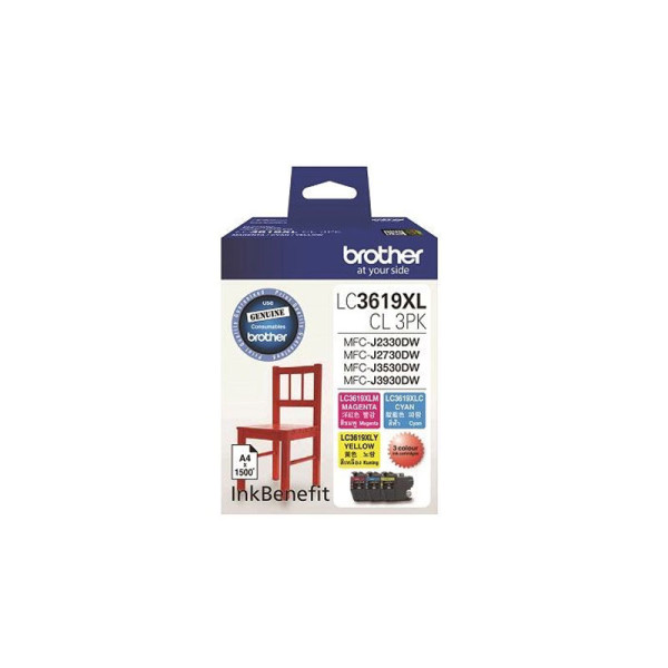 BROTHER CARTRIDGES LC3619XLCL3PK
