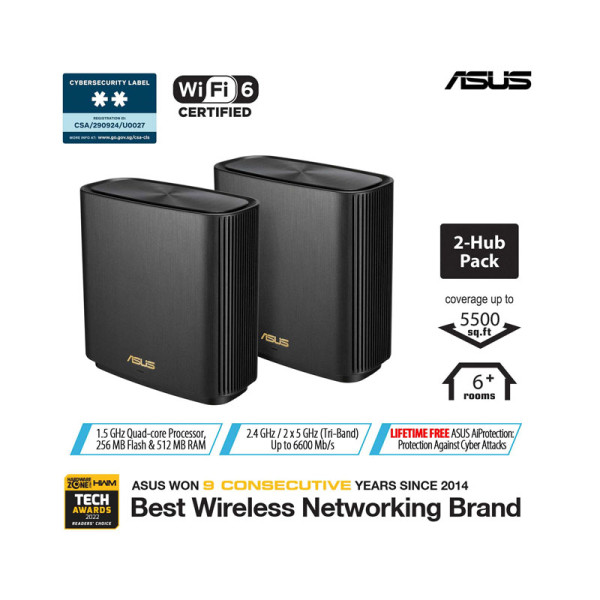 ASUS NETWORKING  EQUIPMENT XT8 (B-2-PK)