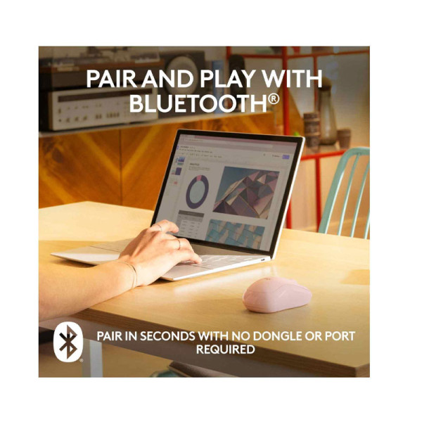 LOGITECH MOUSE 910-007124 (M240 ROSE)