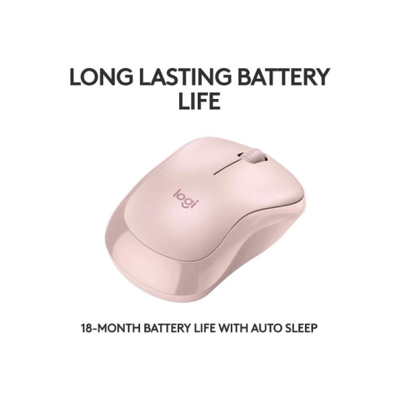 LOGITECH MOUSE 910-007124 (M240 ROSE)