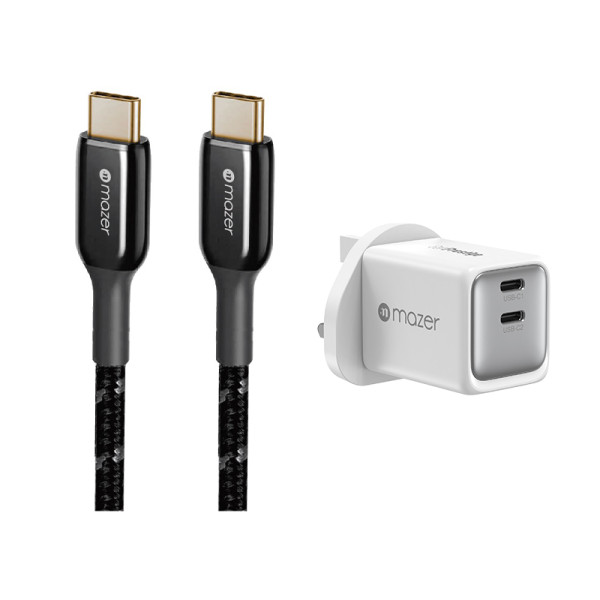 MAZER PHONE ACCESSORIES M45UK-V3-COMBO2-BK