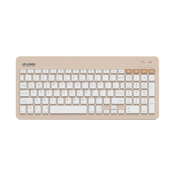 ALCATROZ KEYBOARD XPLORER GO! BTR 200 SAND