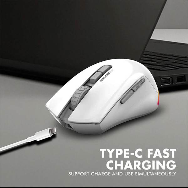 ARMAGGEDDON MOUSE MIRAGE-VII WHITE