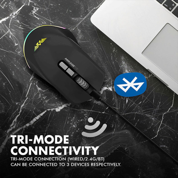 ARMAGGEDDON MOUSE MIRAGE-VII BLACK