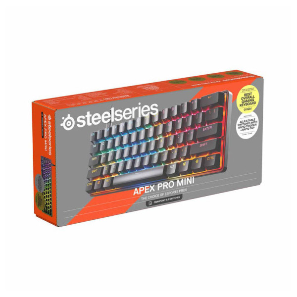 STEELSERIES KEYBOARD APEX PRO MINI OMNI KB+WRIST RE
