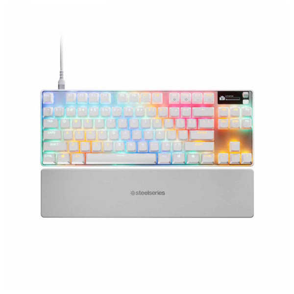 STEELSERIES KEYBOARD APEX PRO TKL OMN KB+WRI RE WHT