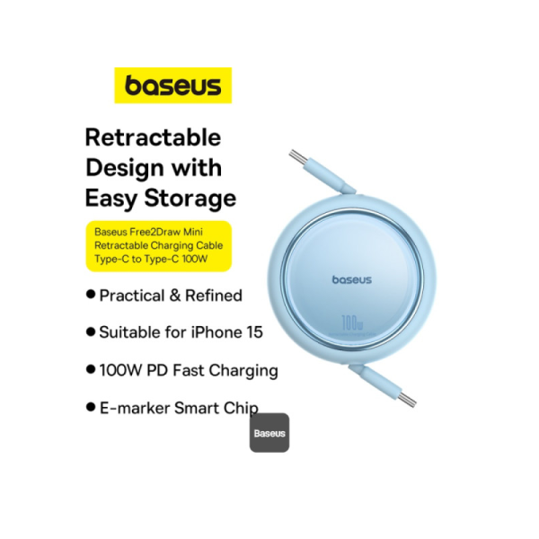 BASEUS CABLES FREE2DRAW 1M CABLE BLUE