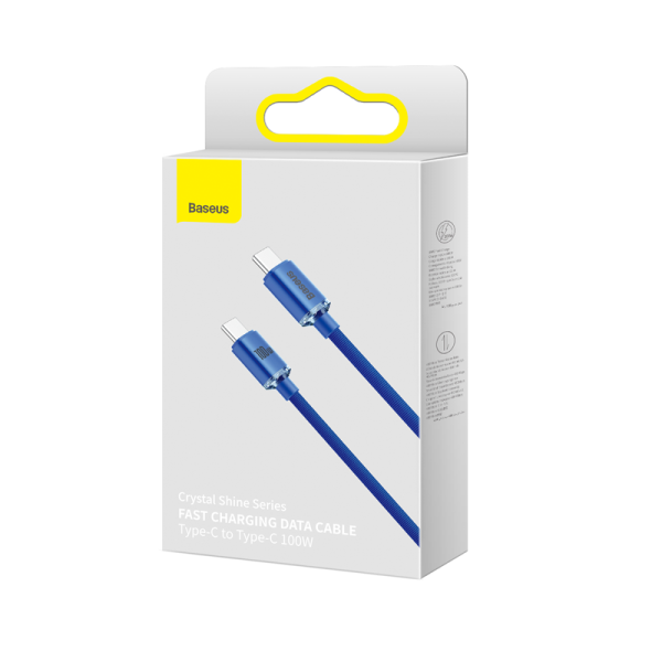 BASEUS CABLES CRYSTAL SHINE 2M CABLE BLUE