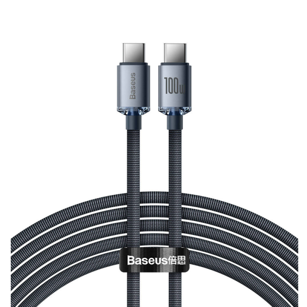 BASEUS CABLES CRYSTAL SHINE 2M CABLE BLACK
