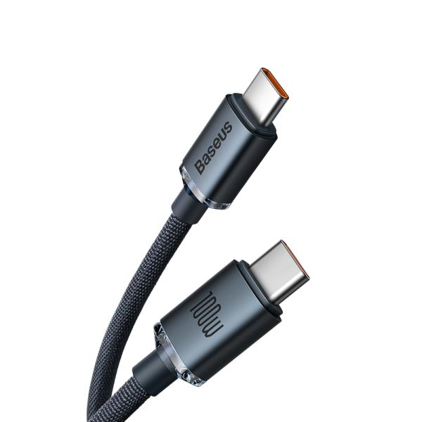 BASEUS CABLES CRYSTAL SHINE 2M CABLE BLACK