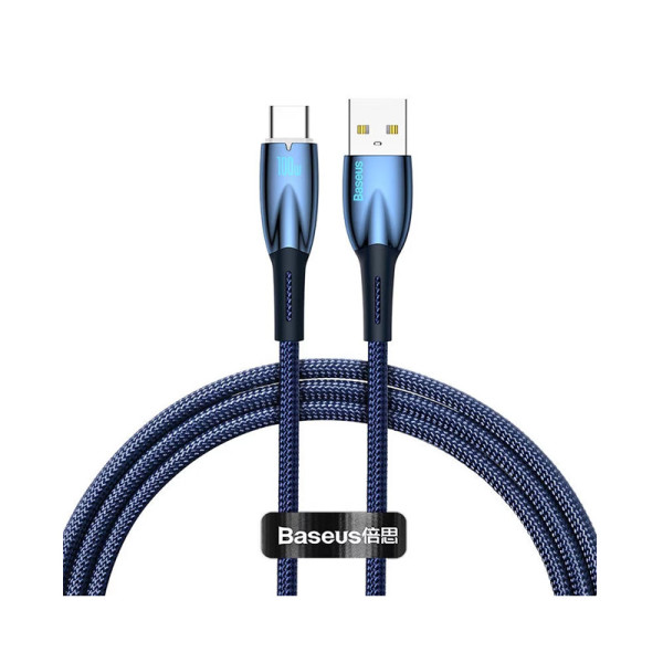 BASEUS CABLES GLIMMER SERIES 1M CABLE BLUE