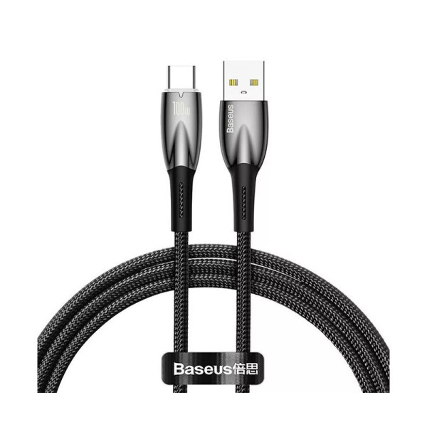 BASEUS CABLES GLIMMER SERIES 1M CABLE BLACK