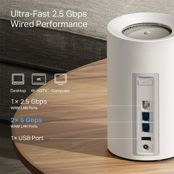 TP-LINK NETWORKING  EQUIPMENT DECO BE65 PRO(1-PACK)