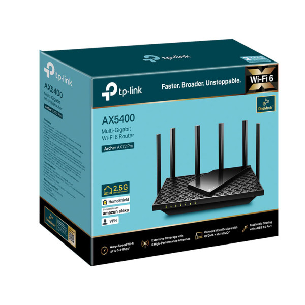 TP-LINK NETWORKING  EQUIPMENT ARCHER AX72 PRO