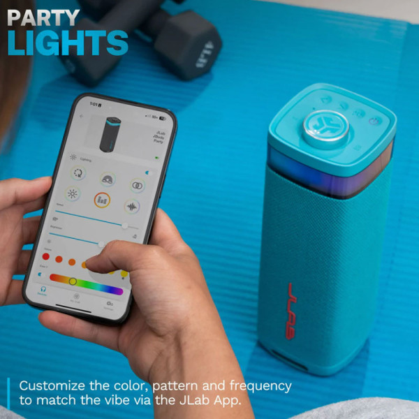 JLab  PORTABLE SPEAKER JBUDS PARTY SPEAKER CYAN